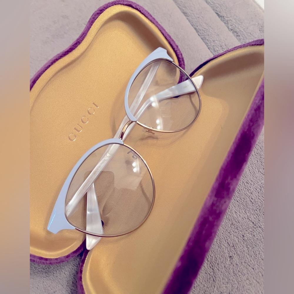 Gucci GG0245S 004 Baby Blue Sunglasses